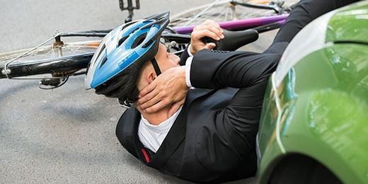 Radfahrer Unfall mit Auto
